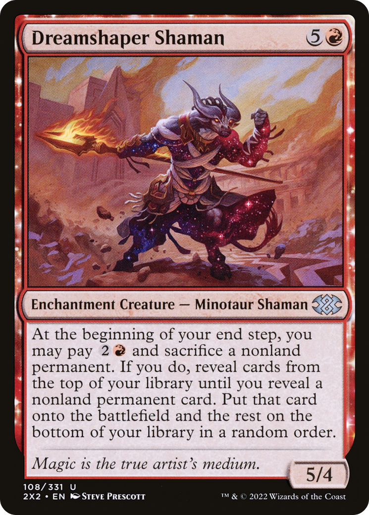 {C} Dreamshaper Shaman [Double Masters 2022][2X2 108]