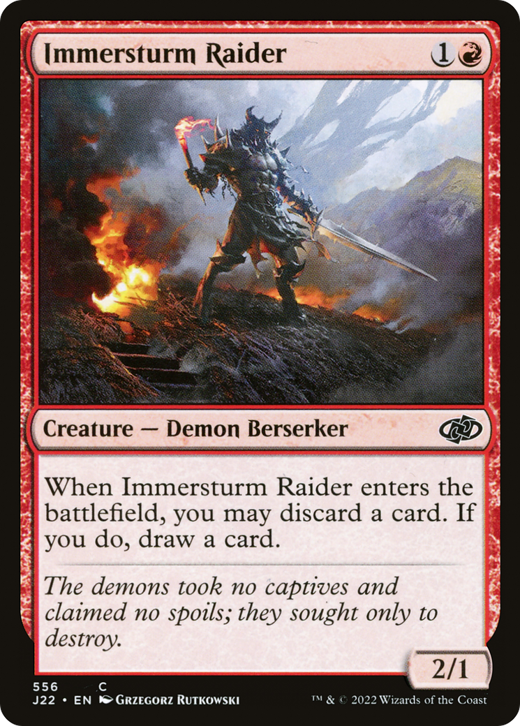 {C} Immersturm Raider [Jumpstart 2022][J22 556]
