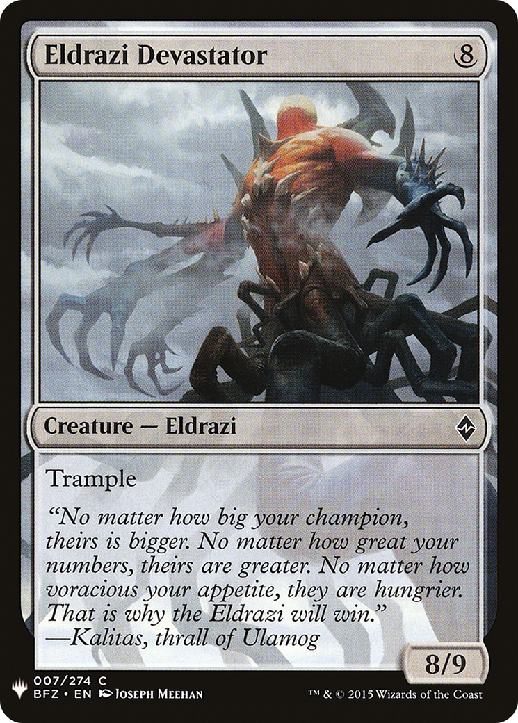 {C} Eldrazi Devastator [Mystery Booster][LS BFZ 007]