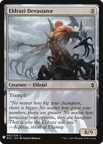 {C} Eldrazi Devastator [Mystery Booster][LS BFZ 007]