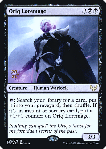 {R} Oriq Loremage [Strixhaven: School of Mages Prerelease Promos][PR STX 080]
