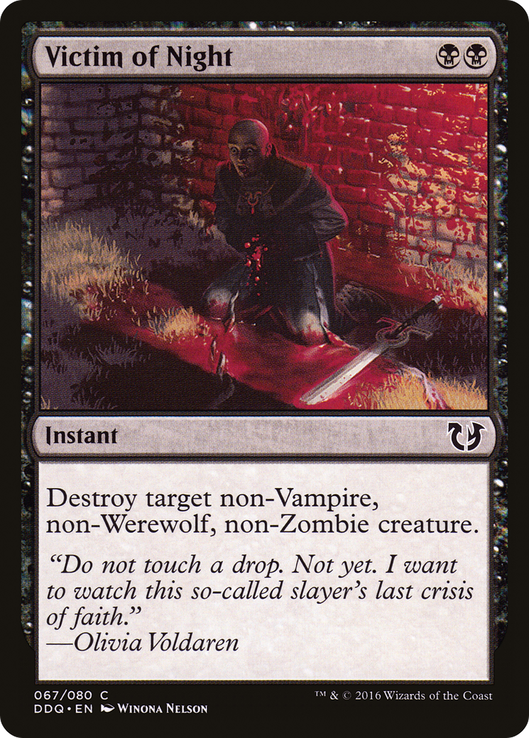 {C} Victim of Night [Duel Decks: Blessed vs. Cursed][DDQ 067]