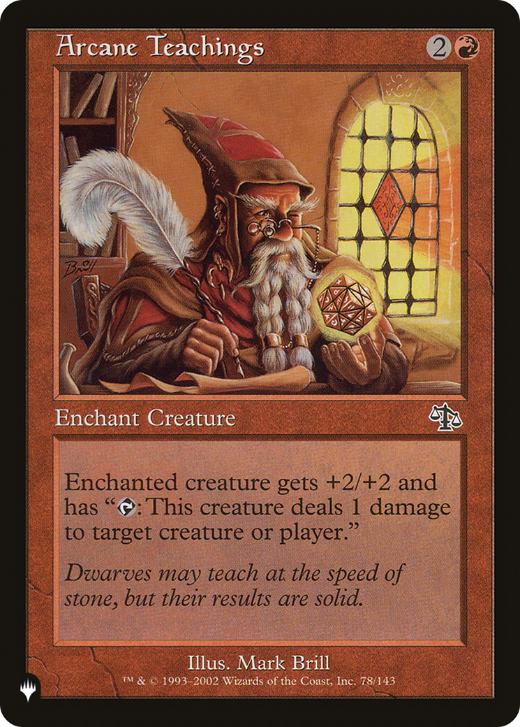 {C} Arcane Teachings [LIST JUD-78]