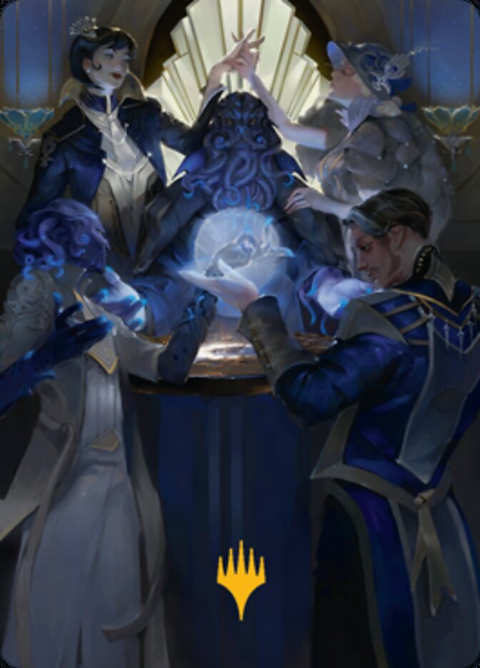 {A} Obscura Ascendancy Art Card (Gold-Stamped Signature) [Streets of New Capenna Art Series][GS ASNC 072]