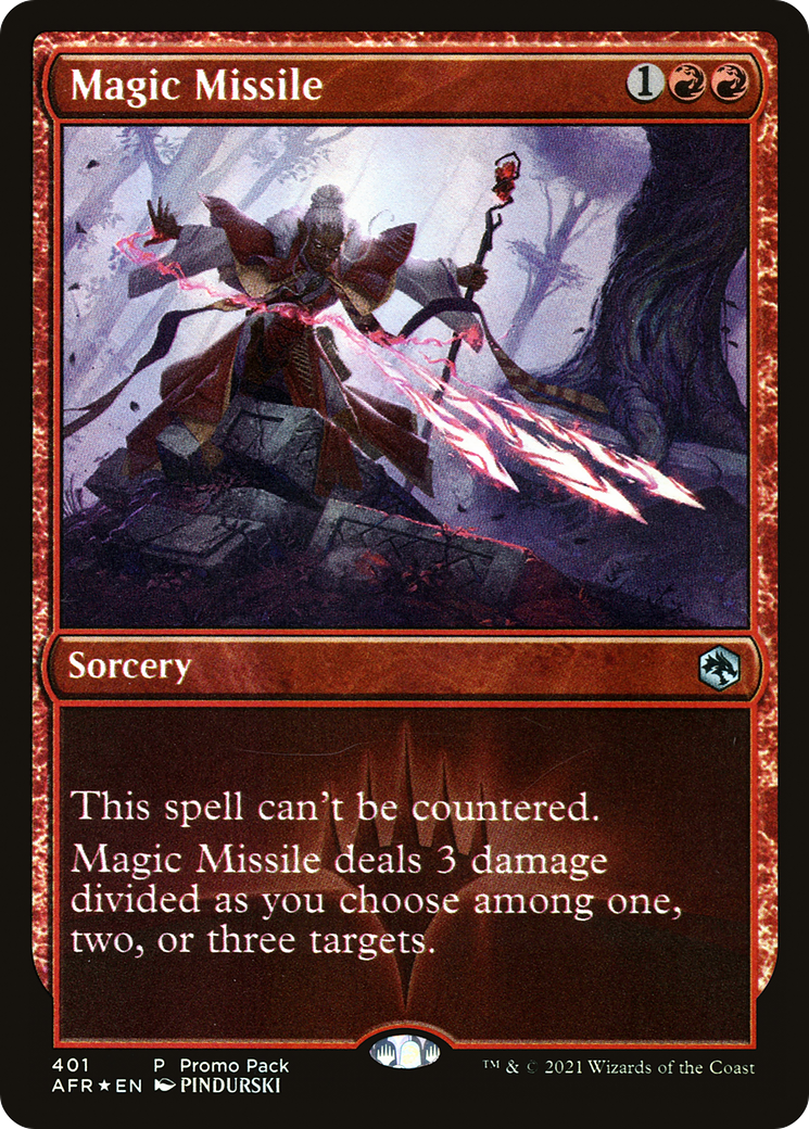 {C} Magic Missile (Promo Pack) [Dungeons & Dragons: Adventures in the Forgotten Realms][PP AFR 401]