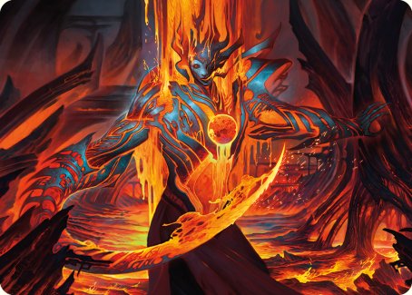 {A} Free From Flesh Art Card [Phyrexia: All Will Be One Art Series][AONE 027]