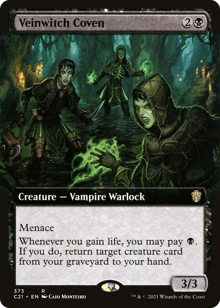 {R} Veinwitch Coven (Extended Art) [Commander 2021][C21 373]