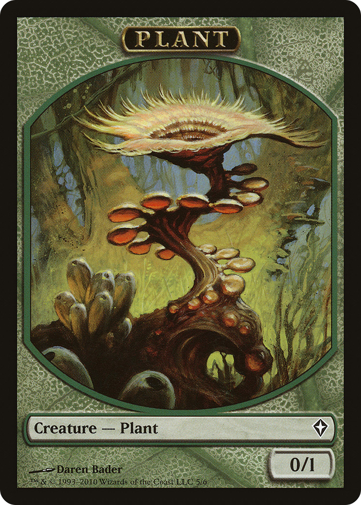 {T} Plant Token [Worldwake Tokens][TWWK 005]