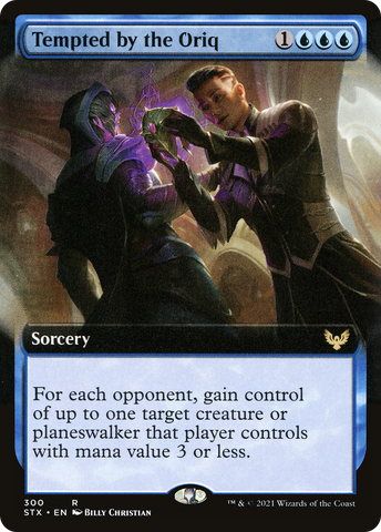 {R} Tempted by the Oriq (Extended Art) [Strixhaven: School of Mages][STX 300]