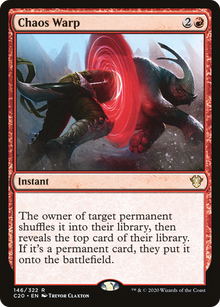 {R} Chaos Warp [Commander 2020][C20 146]