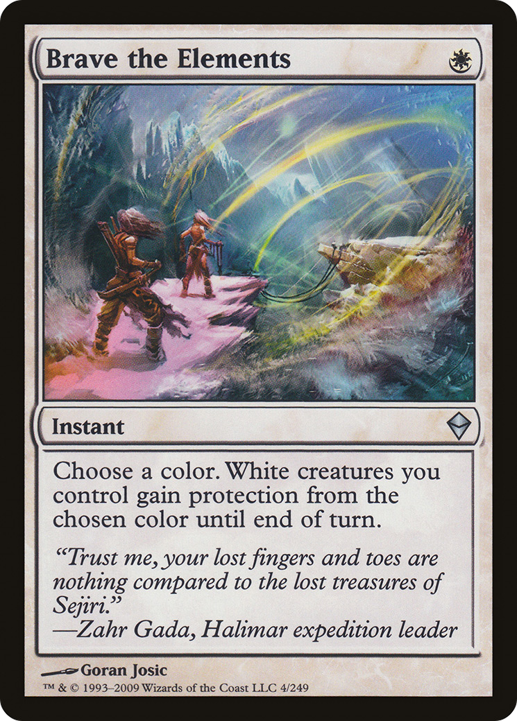 {C} Brave the Elements [Zendikar][ZEN 004]