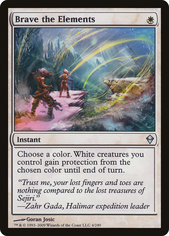 {C} Brave the Elements [Zendikar][ZEN 004]