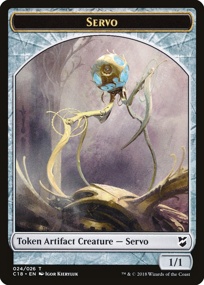{T} Thopter (025) // Servo Double-sided Token [Commander 2018 Tokens][TC18 012]