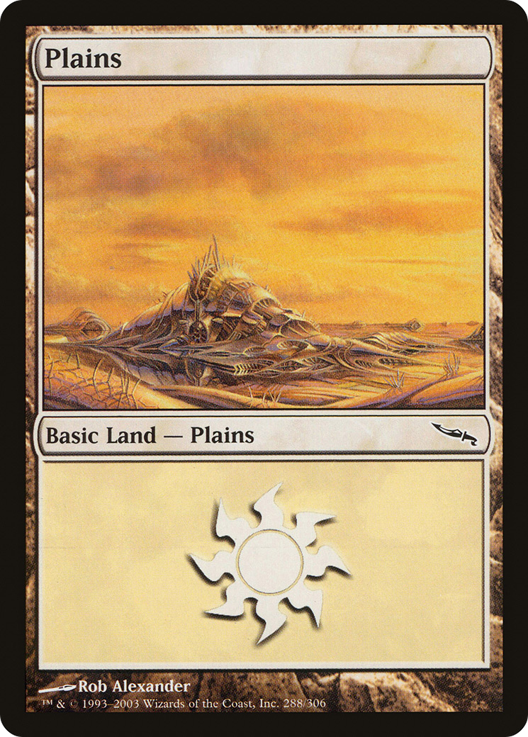 {B}[MRD 288] Plains (288) [Mirrodin]