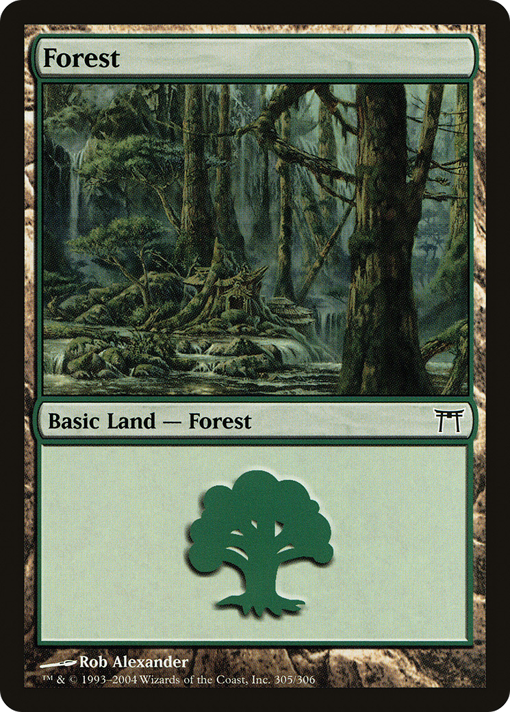 {B}[CHK 305] Forest (305) [Champions of Kamigawa]