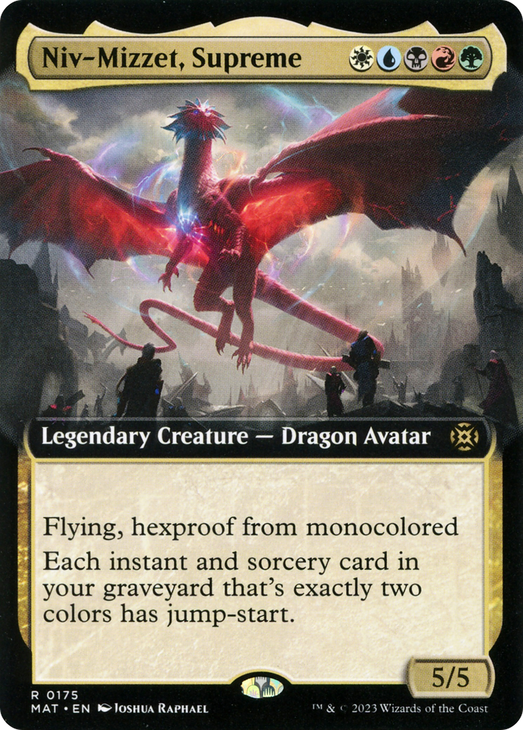 {R} Niv-Mizzet, Supreme (Extended Art) [March of the Machine: The Aftermath][MAT 175]