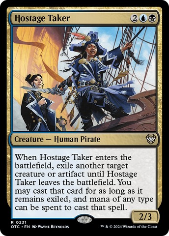 {R} Hostage Taker [Outlaws of Thunder Junction Commander][OTC 231]