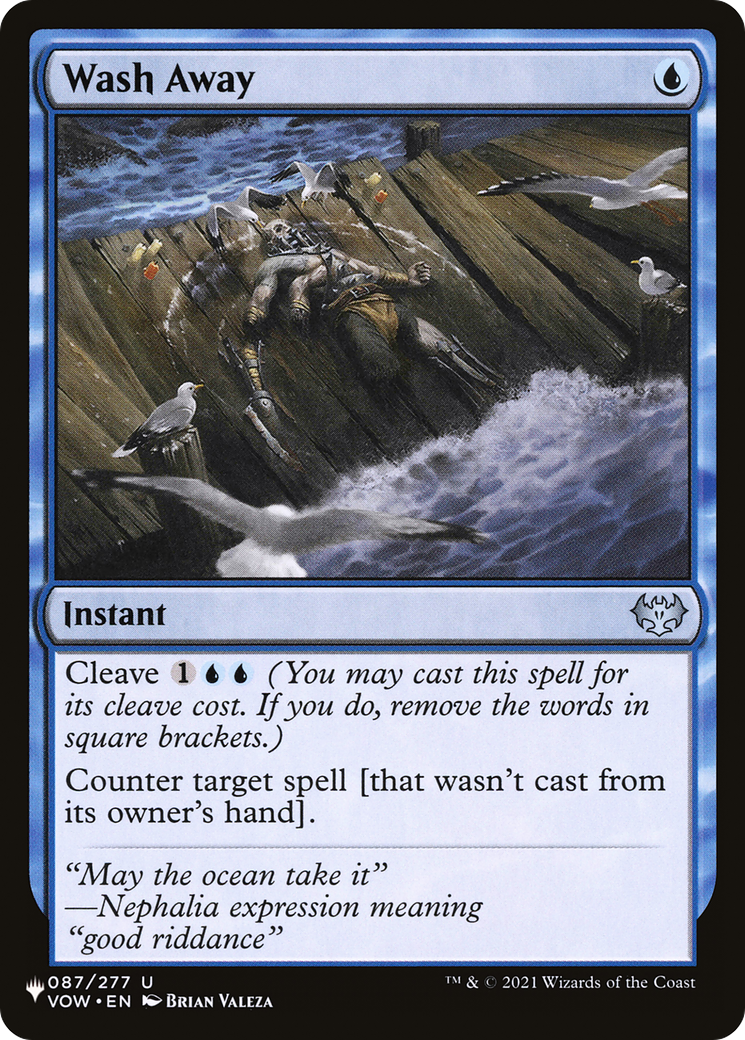 Wash Away [LIST 087/277]