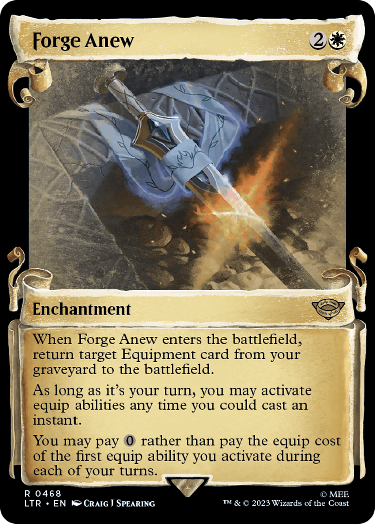 {R} Forge Anew [The Lord of the Rings: Tales of Middle-Earth Showcase Scrolls][LTR 468]