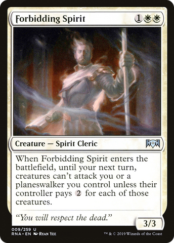 {C} Forbidding Spirit [Ravnica Allegiance][RNA 009]