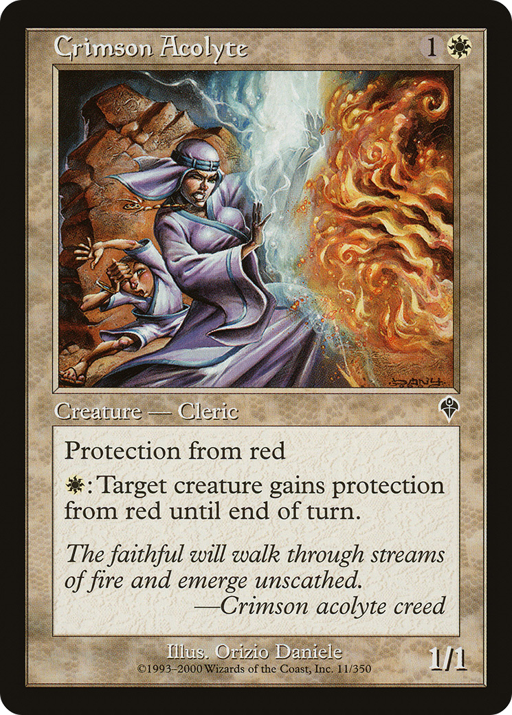 {C} Crimson Acolyte [Invasion][INV 011]