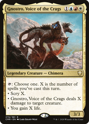 {R} Gnostro, Voice of the Crags [Commander Legends][CMR 276]