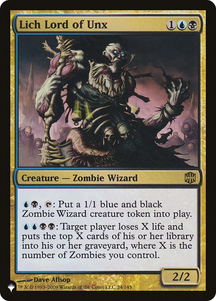 Lich Lord of Unx [LIST 24/145]