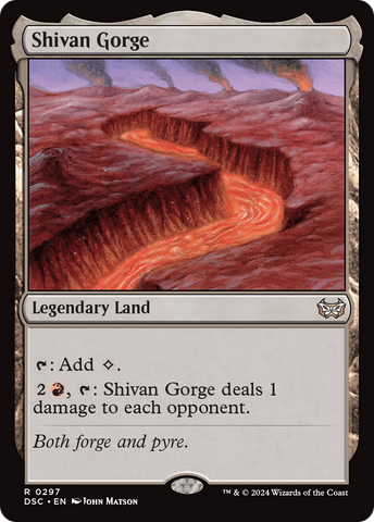 {R} Shivan Gorge [Duskmourn: House of Horror Commander][DSC 297]