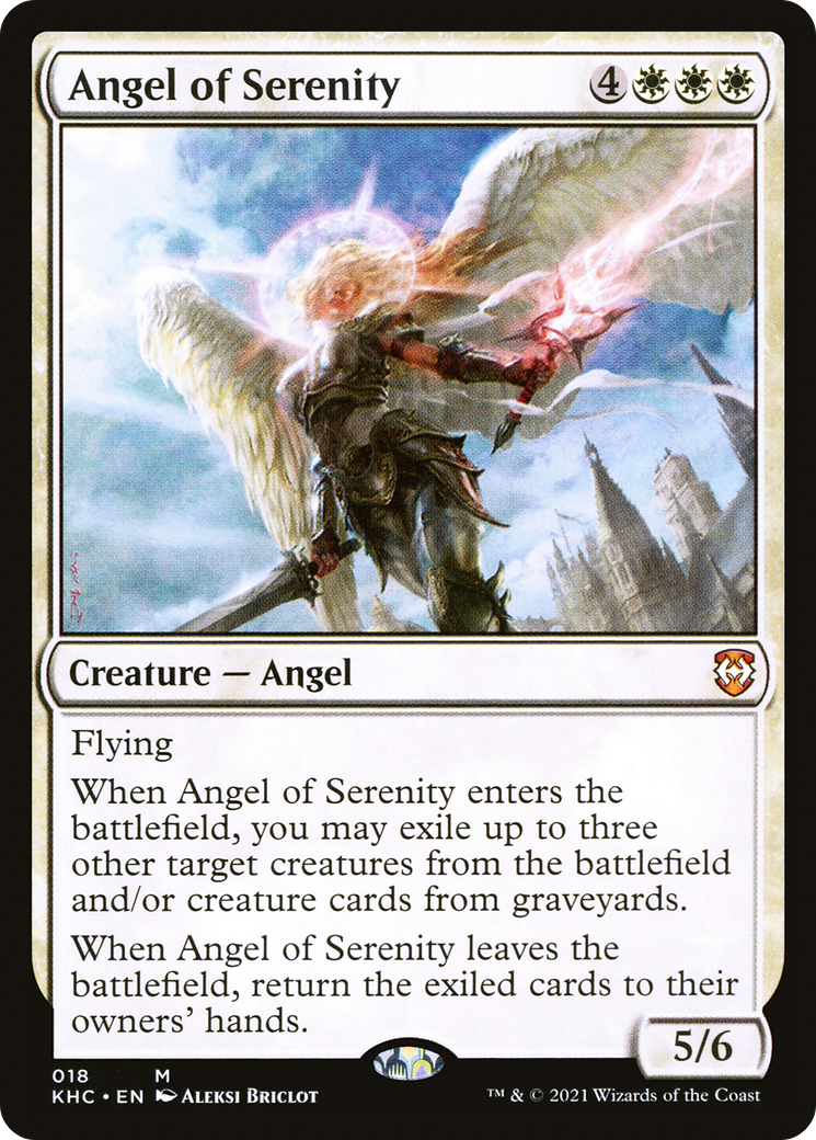{R} Angel of Serenity [Kaldheim Commander][KHC 018]