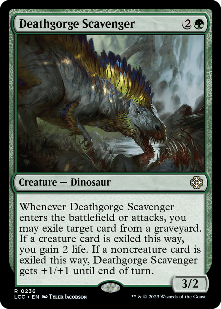 {R} Deathgorge Scavenger [The Lost Caverns of Ixalan Commander][LCC 236]