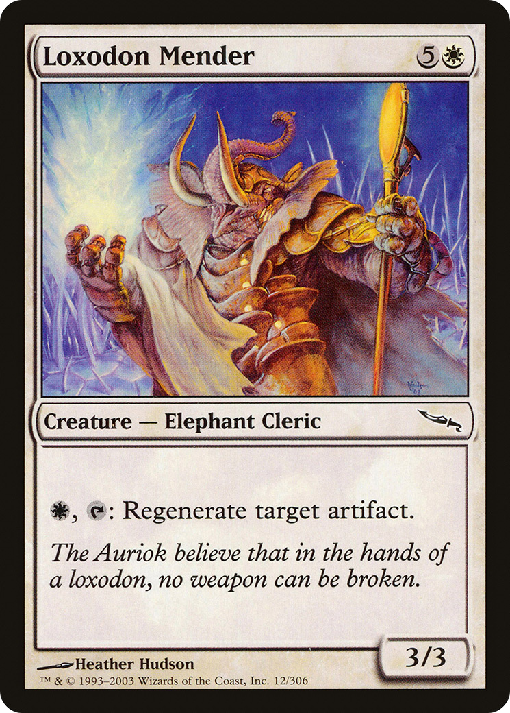 {C} Loxodon Mender [Mirrodin][MRD 012]