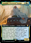 {R} Gandalf, Westward Voyager (Extended Art) [The Lord of the Rings: Tales of Middle-Earth Commander][LTC 089]