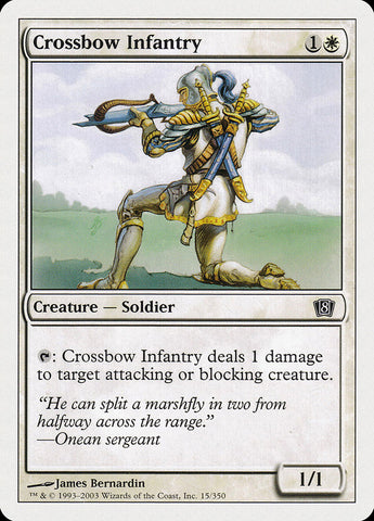 {C} Crossbow Infantry [Eighth Edition][8ED 015]