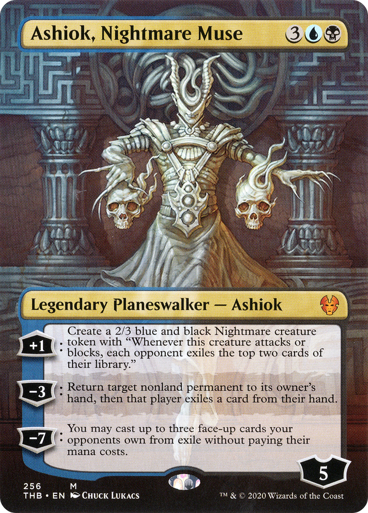 {R} Ashiok, Nightmare Muse (Borderless) [Theros Beyond Death][THB 256]
