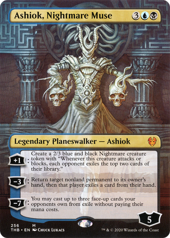 {R} Ashiok, Nightmare Muse (Borderless) [Theros Beyond Death][THB 256]
