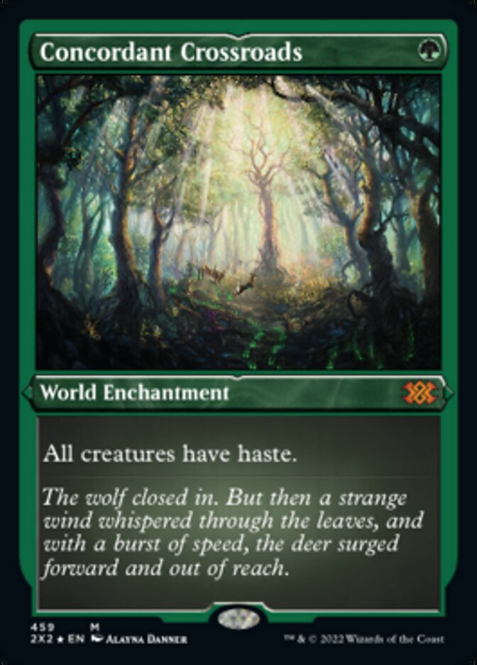 {R} Concordant Crossroads (Foil Etched) [Double Masters 2022][2X2 459]