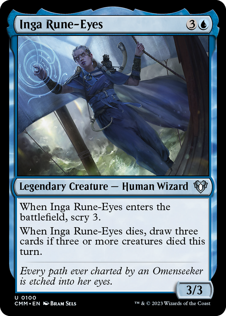 {C} Inga Rune-Eyes [Commander Masters][CMM 100]