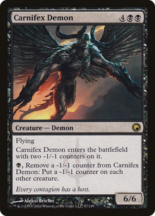 {R} Carnifex Demon [Scars of Mirrodin][SOM 057]