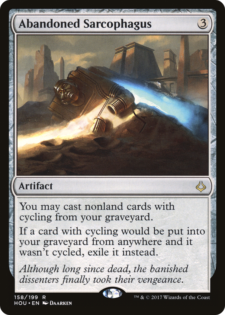 {R} Abandoned Sarcophagus [Hour of Devastation][HOU 158]