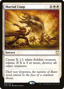 {R} Martial Coup [Commander 2018][C18 069]