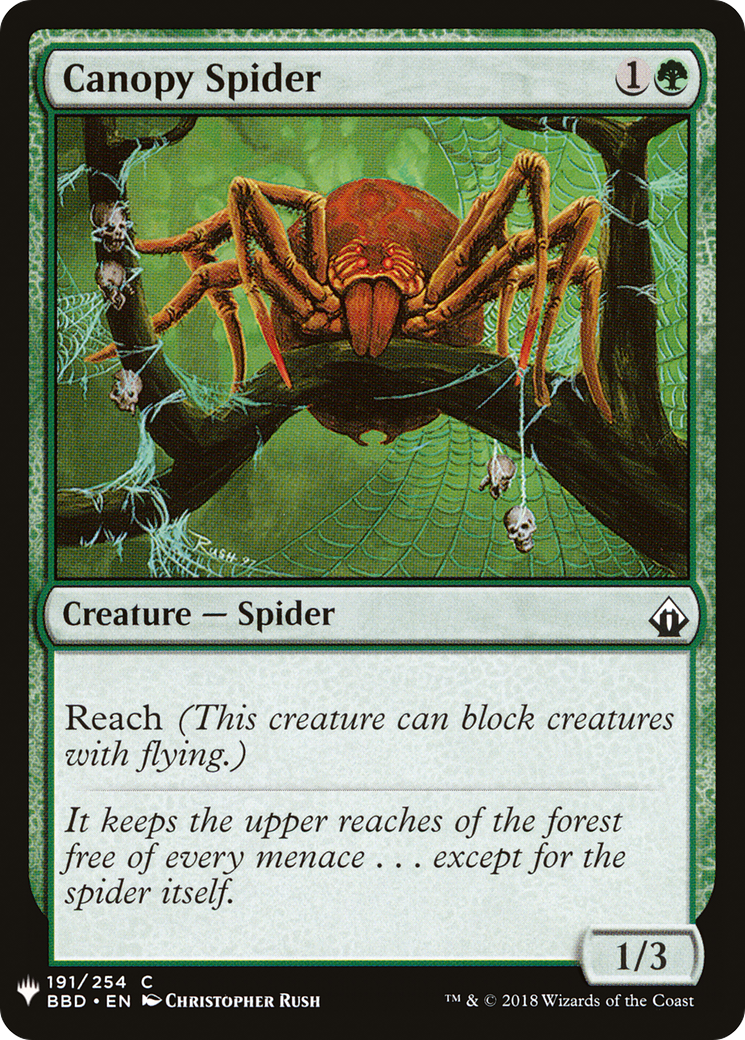 {C} Canopy Spider [Mystery Booster][LS BBD 191]
