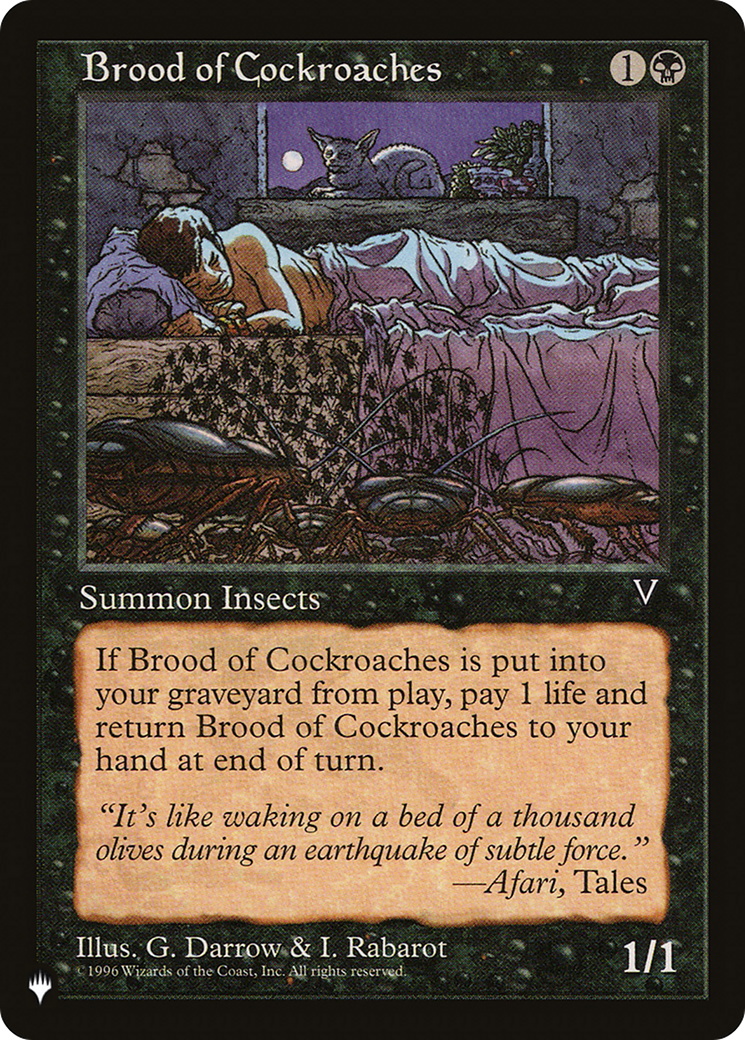 Brood of Cockroaches [LIST ]