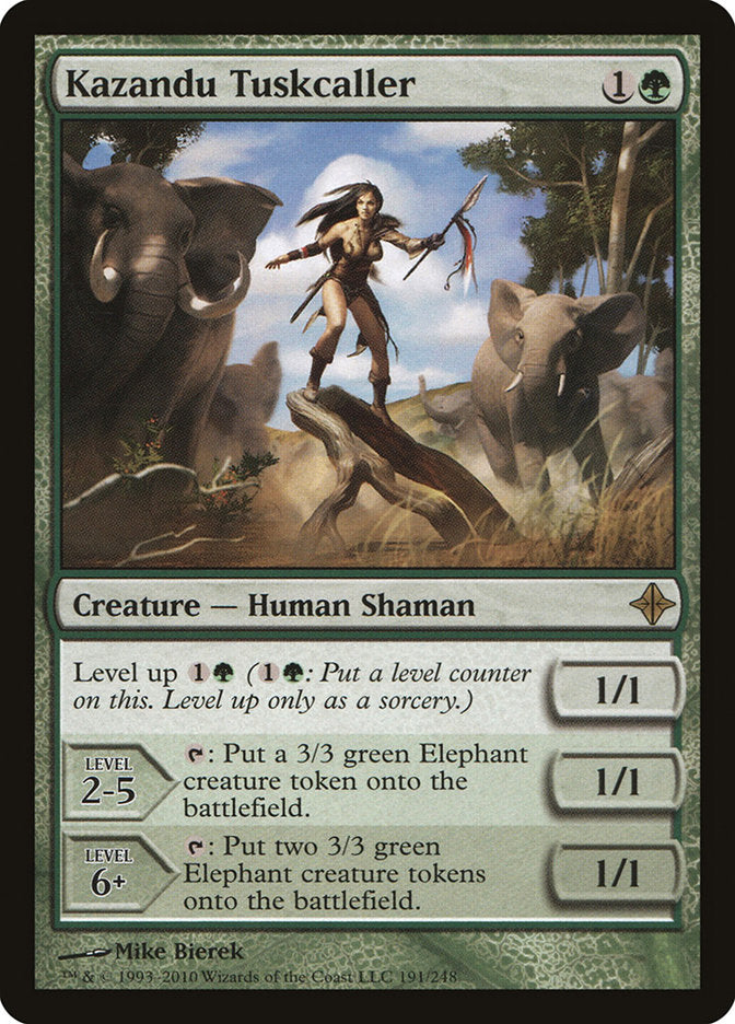{R} Kazandu Tuskcaller [Rise of the Eldrazi][ROE 191]