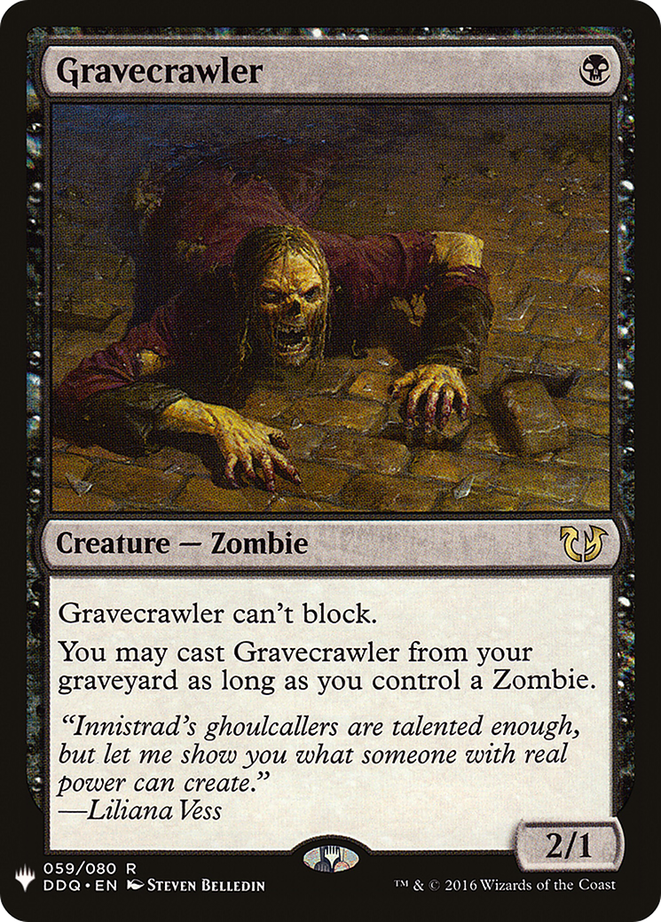 {R} Gravecrawler [Mystery Booster][LS DDQ 059] - Misty Mountain Games