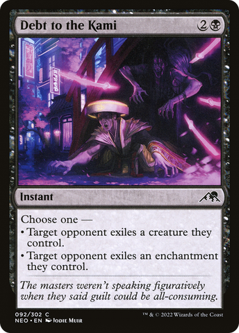 {C} Debt to the Kami [Kamigawa: Neon Dynasty][NEO 092]