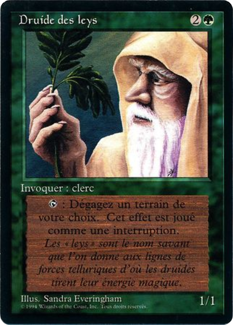 {F} Ley Druid [Foreign Black Border][FBB 3ED 206]