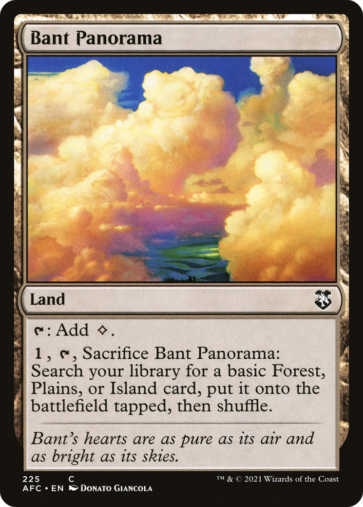 {C} Bant Panorama [Dungeons & Dragons: Adventures in the Forgotten Realms Commander][AFC 225]