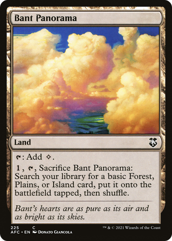 {C} Bant Panorama [Dungeons & Dragons: Adventures in the Forgotten Realms Commander][AFC 225]