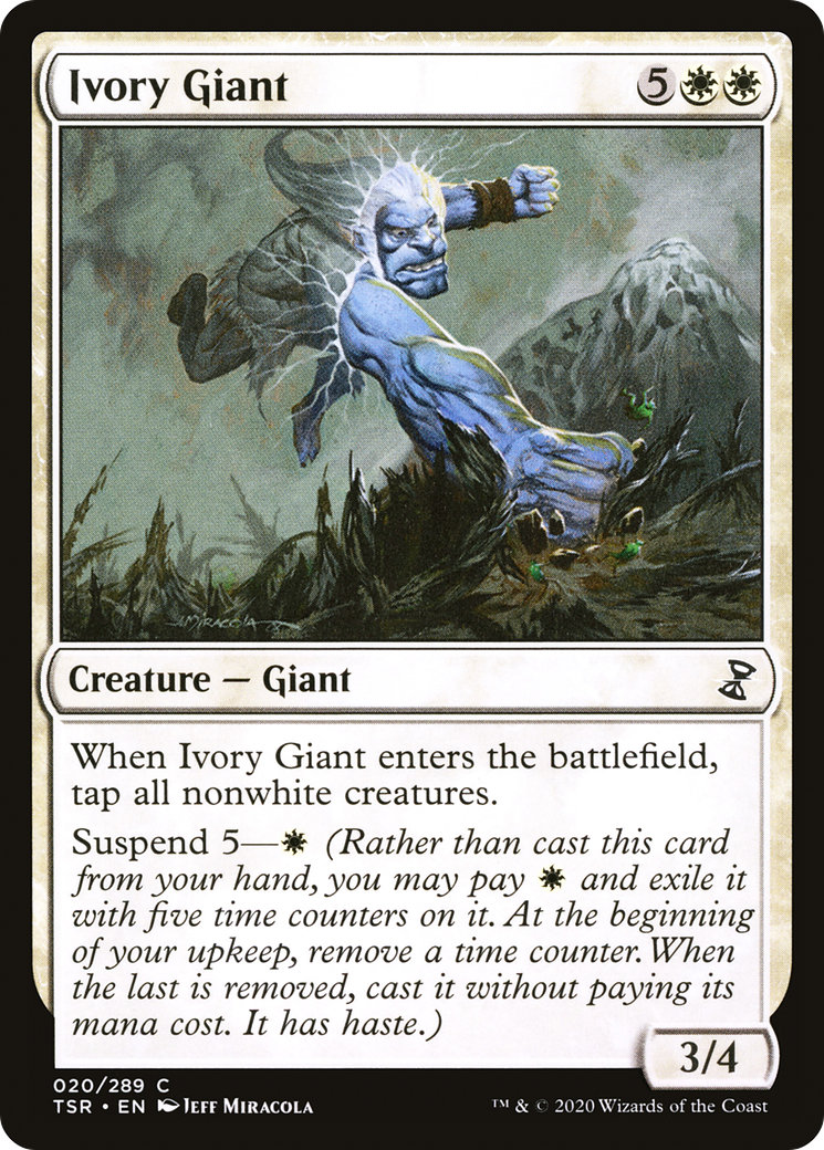 {C} Ivory Giant [Time Spiral Remastered][TSR 020]