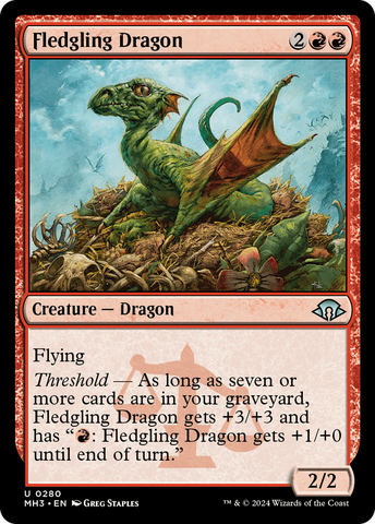 {C} Fledgling Dragon [Modern Horizons 3][MH3 280]